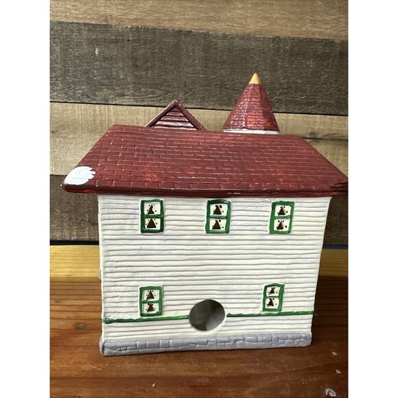 Christmas Village Yuletide Snow Hamlet Collection Victorian Golden Dome 1988 - Picture 3 of 5